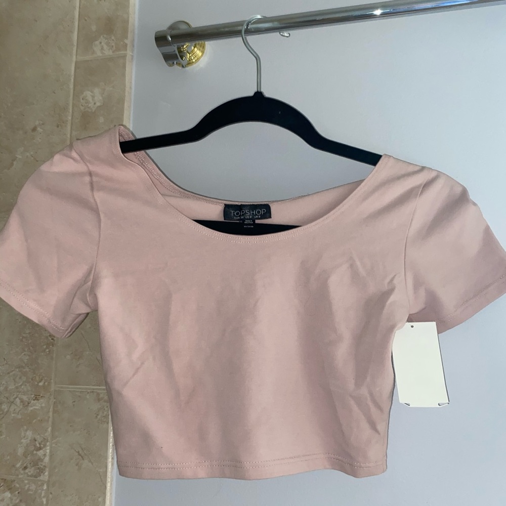 Pink crop top